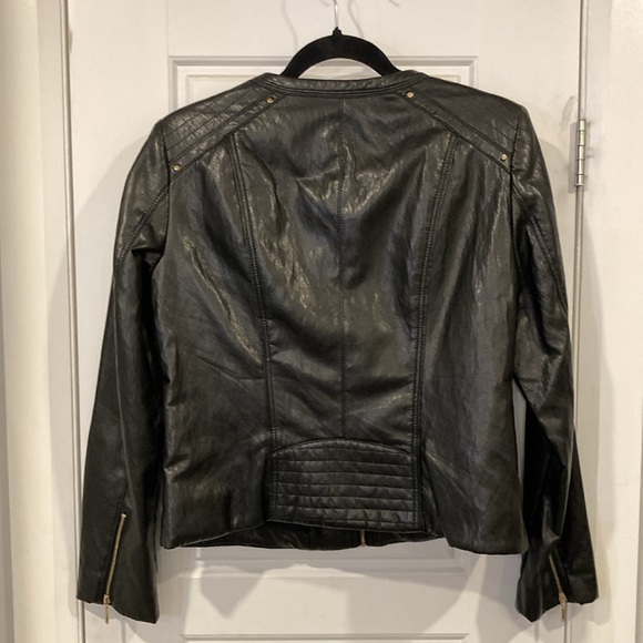 Simili leather jacket size 10 - Picture 2 of 5